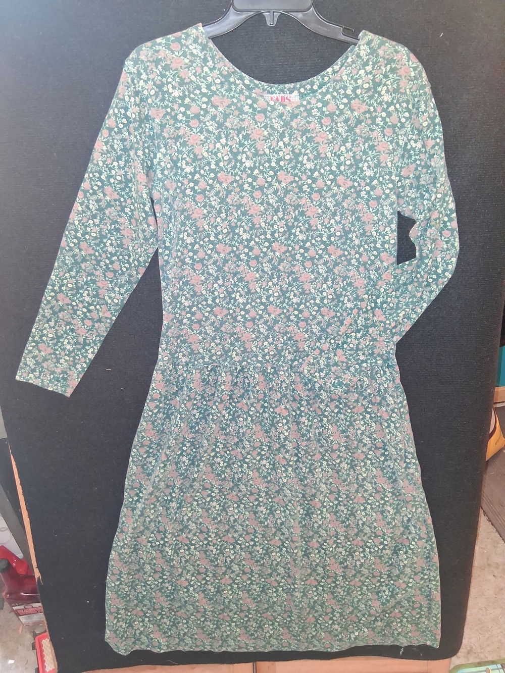 Vintage 90s FADS Floral Calico Dress - Cottagecore Prairie Style - Size S